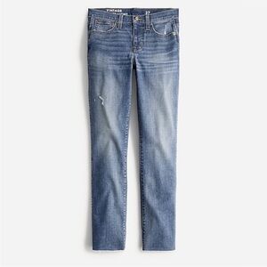J. Crew 9" vintage slim-straight jean in Tilda wash Size 28 New